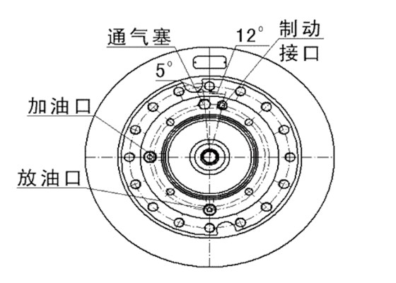 卷揚減速機通氣塞位置